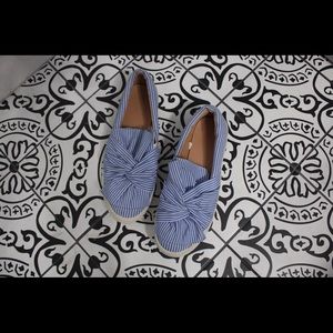 A New Day Striped Slip on Shoes